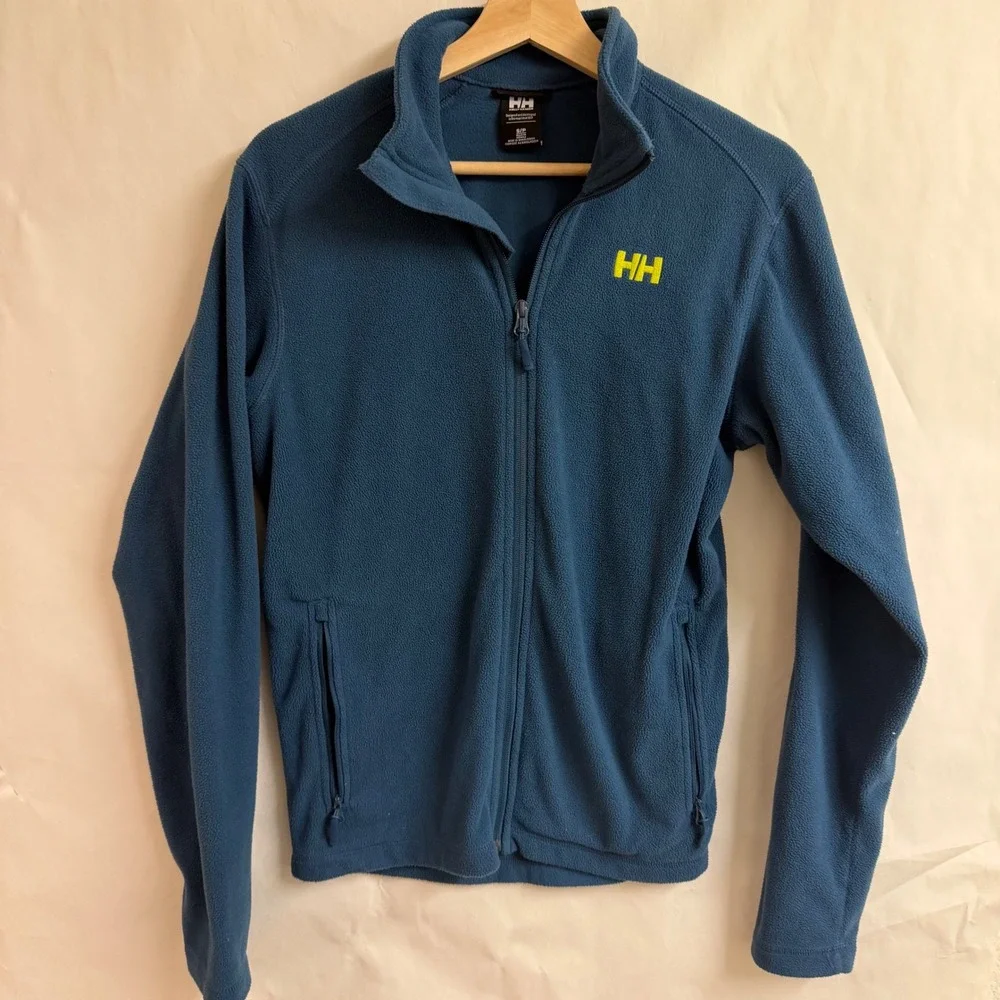Helly Hansen Mens S Blue Zip Daybreaker‎ Lightweight Fleece Jacket Gorpcore S